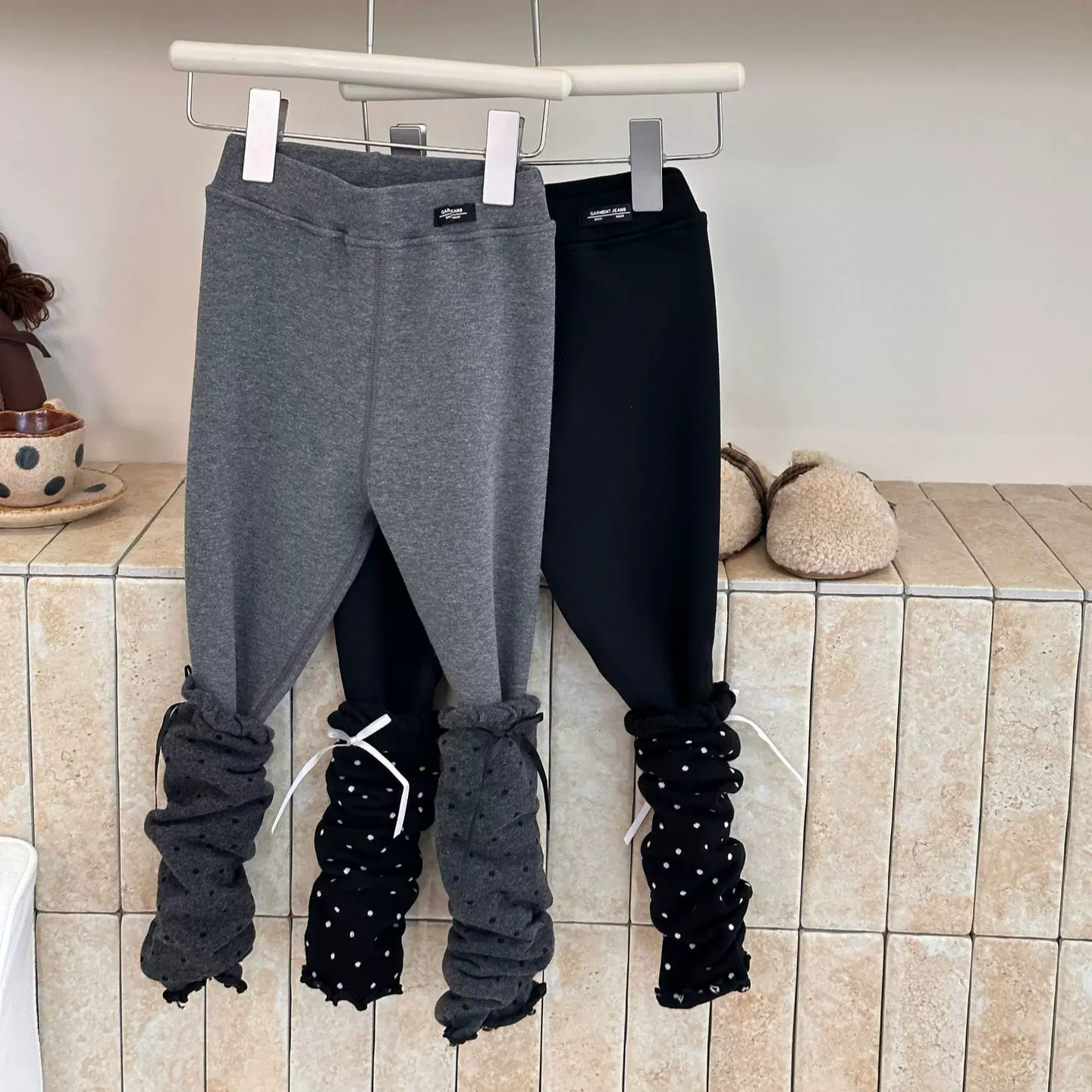 花与寻童装女童打底裤2025秋冬新款韩版加绒打底裤自发热锁温保暖