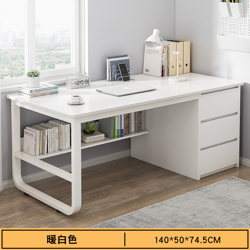 [안정적인 철제 프레임] 140CM 웜화이트