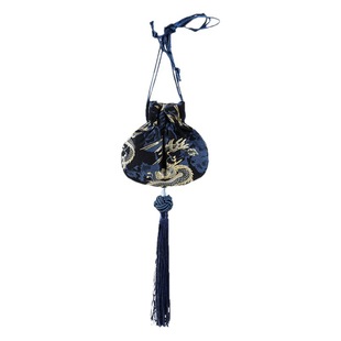 Language fragrance factory wholesale dragon pattern cotton hemp dragon pattern sachet sachet sachet sachet bag carry-on Hanfu pendant