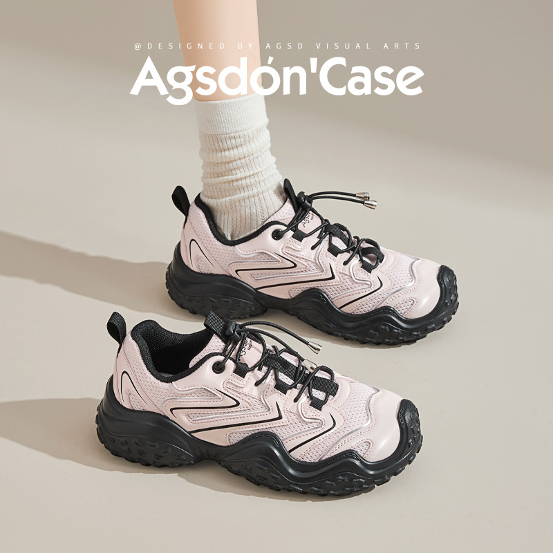 Zapatos de senderismo Augusden con suela gruesa para mujer, calzado deportivo de forro polar para trekking al aire libre, novedad primavera 2026.