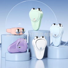 新款微电流美容仪双头魔法球面部淡纹紧致嫩肤按摩器女士脸神器