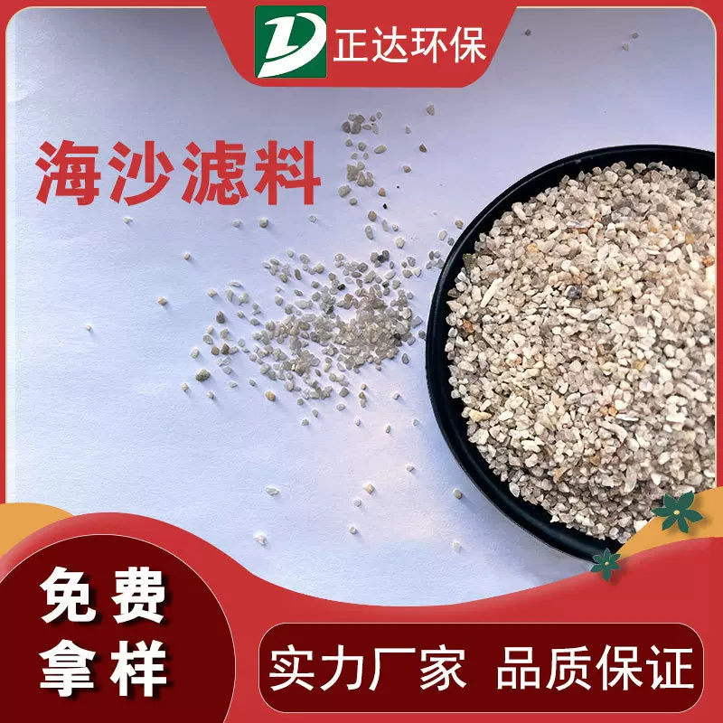 天然水处理用0.5-1mm海沙滤料烘干造景儿童乐园沙滩用