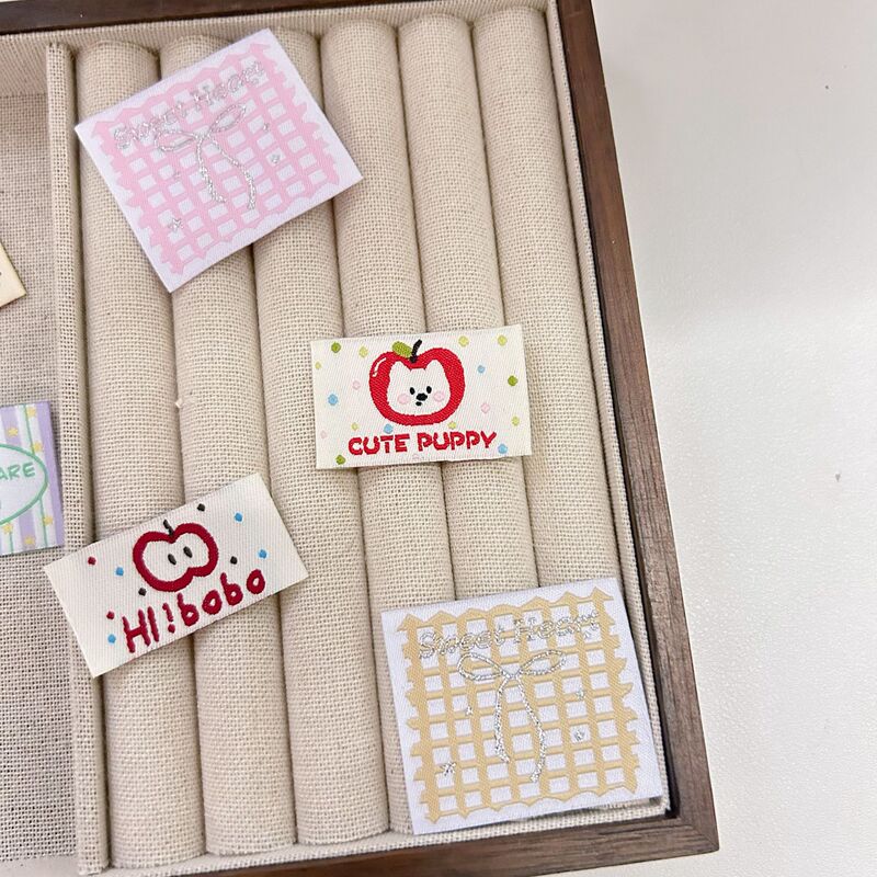 韩系卡通可爱手工布标diy手作包包袜子帽子围巾手套布艺商标标签|undefined