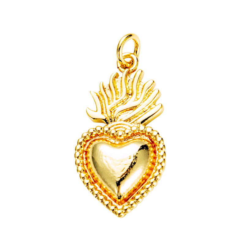 Nihaojewelry wholesale accessories star butterfly eye crown anchor lock copper zircon pendantpicture11