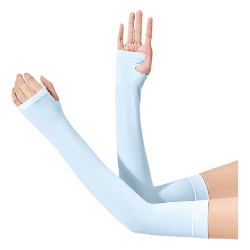 Baonasi アイススリーブ夏の日焼け止めスリーブ男性と女性のためのサイクリングソリッドカラースリーブ運転抗 UV アイスシルクスリーブ