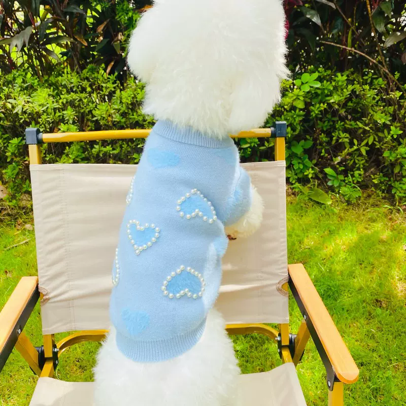 现货宠物毛衣批发中小型狗狗猫咪比熊博美蝴蝶犬约克夏珍珠心衣服