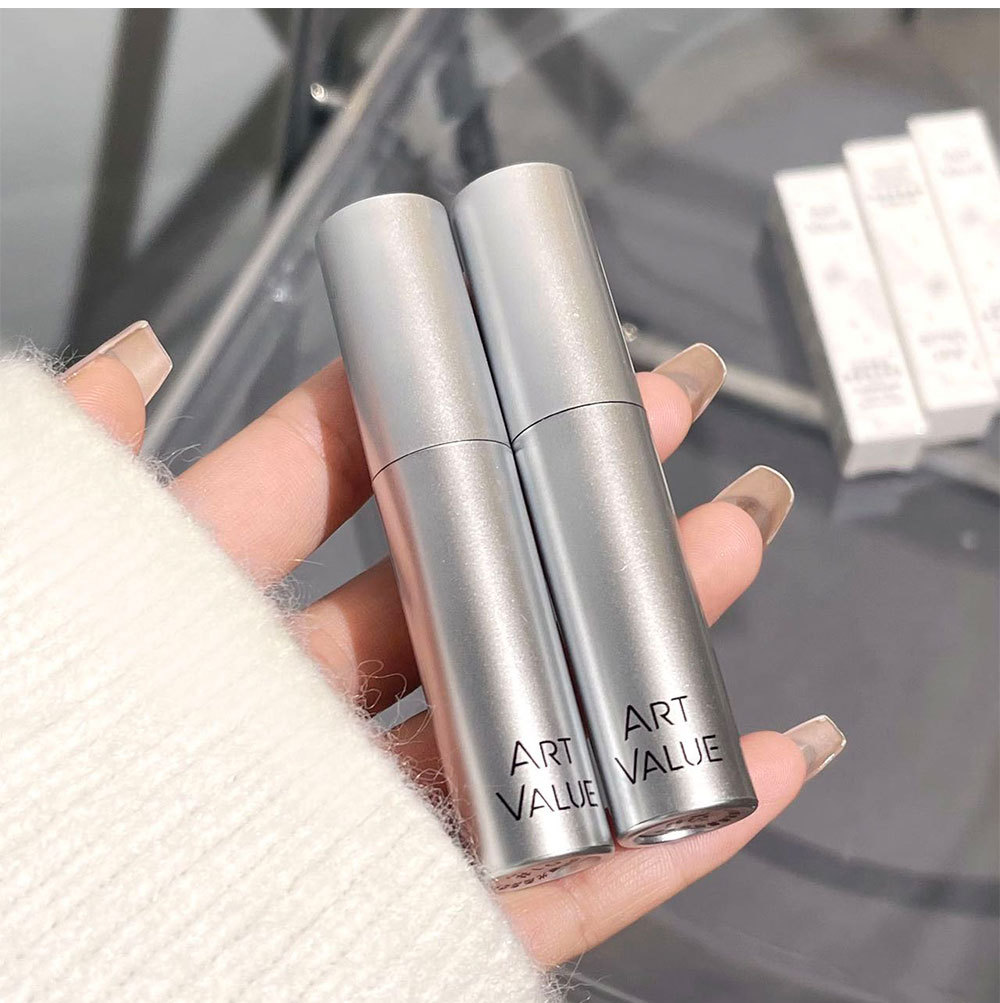 New product: Sparkling Silver Light, soft matte Lip gloss, affordable student makeup, velvet matte, brightening velvet undefined
