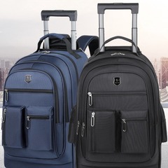 オックスフォード布スーツケースカバン卸売大容量純色通勤ビジネスリュックサックプーリー荷物バッグ旅行カバン