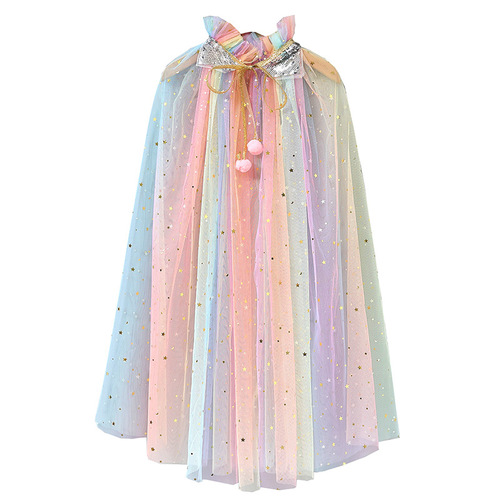 Frozen Elsa Anna Princess Child's Cloak Dress Coat Scarf Overcoat