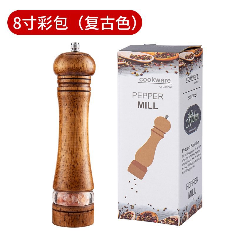 胡椒研磨器手動研磨瓶家庭用研磨胡椒粉黒胡椒研磨ベースセット|undefined