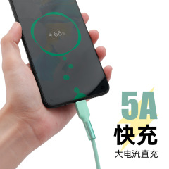 廠家硅膠手機數據線適用安卓華為蘋果快充充電線批發USB線廠