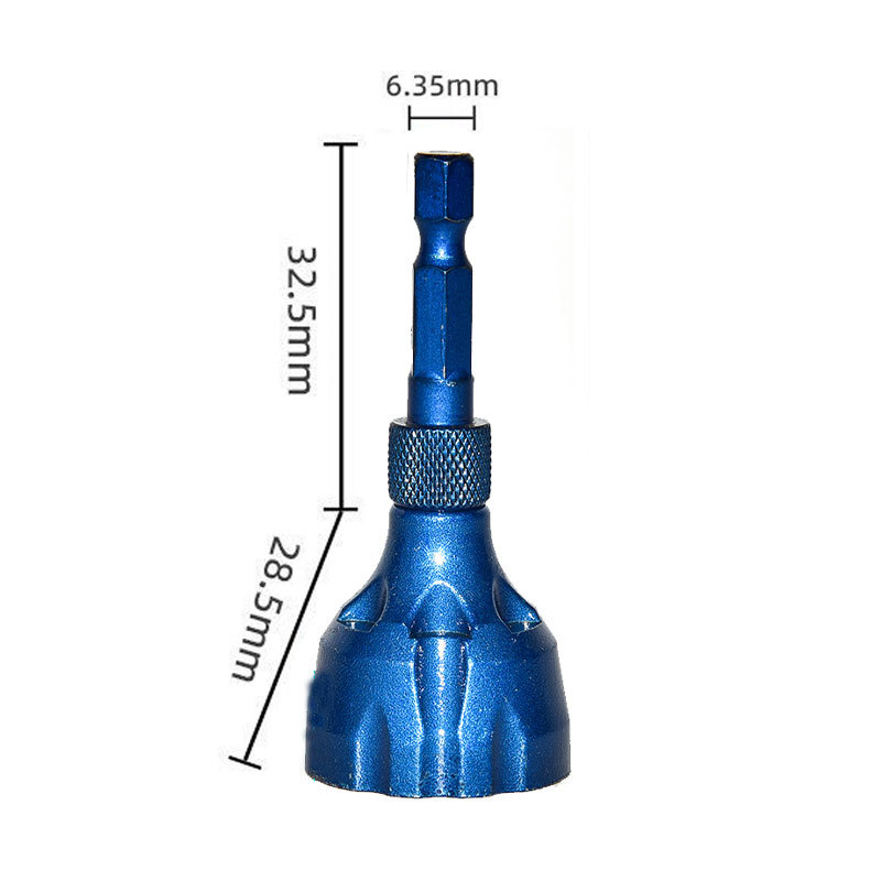 Nuevo tipo de biseladora exterior de desbarbado, reparador de rosca, rectificador de tornillos oxidados, cortador de recorte, cortador de biselado, taladro