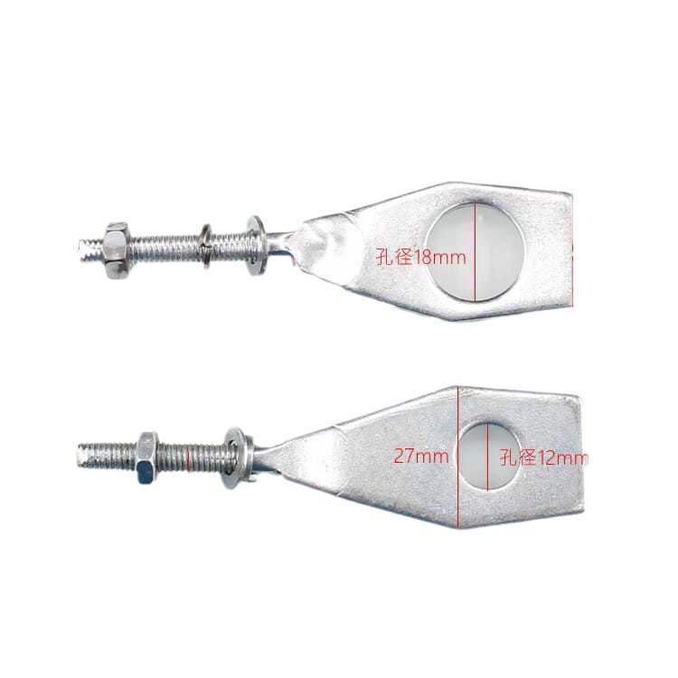 Motocicleta Jialing JH70 kg Jin Dayang 90DY 100 110 cremallera trasera Dispositivo de cadena de ajuste elástico de alambre
