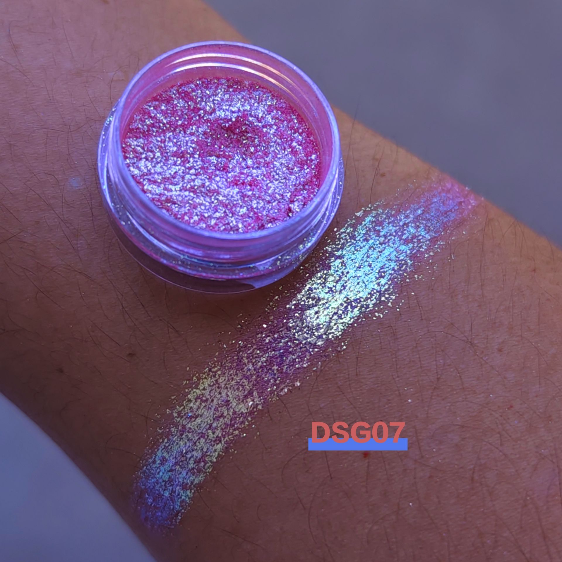 批发新品爆闪糖果色偏光变色龙粉 幻彩人鱼高光变色龙偏光粉1g