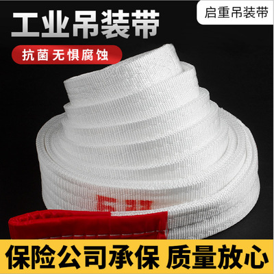 4层吊装带起重吊带吨带1/2/3/5/8/10吨叉车吊车尼龙吊带|ms