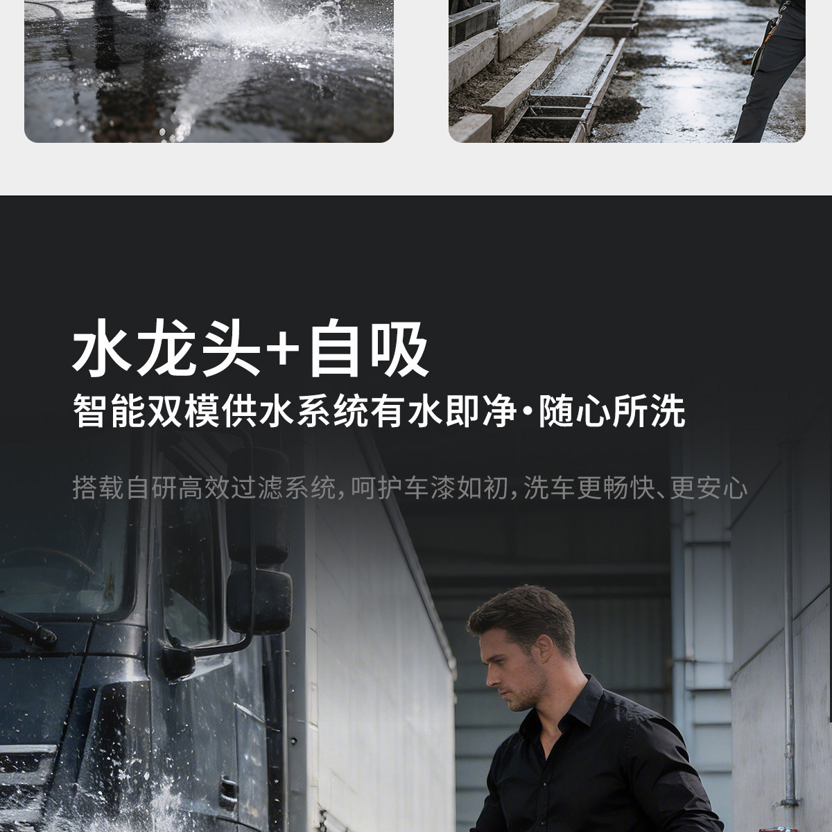 Black Cat Diesel Gasoline High-Pressure Car Washer High-Power Cleaning Machine Commercial Industrial Grade Water Gun Directly from Manufacturer