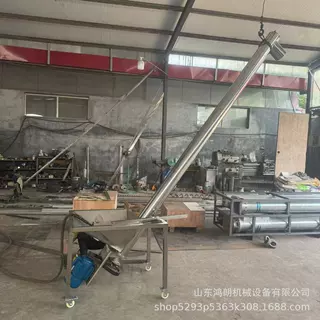 碳钢管提升机 无轴钢管上料输送机 干粉上料输送机 加工