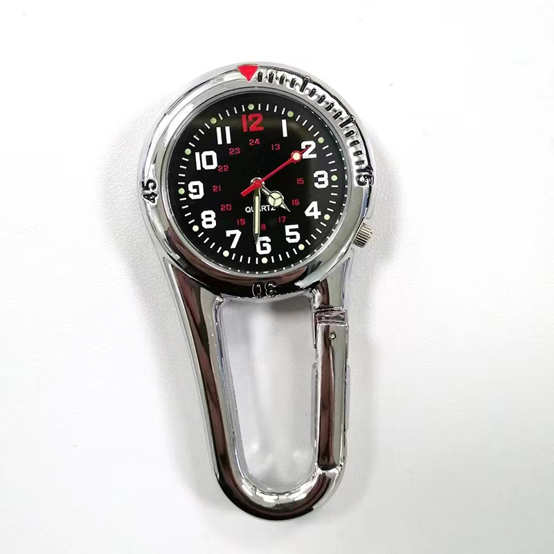 Material de aleación fluorescente dial multifunción reloj de escalada hebilla de seguridad mochila de escalada multifunción reloj de escalada