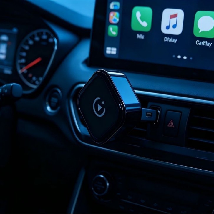 Hot-Selling 2-in-1 Wireless Carplay Adapter Smart Car-Machine Connectivity Box Android Autocarplay Box