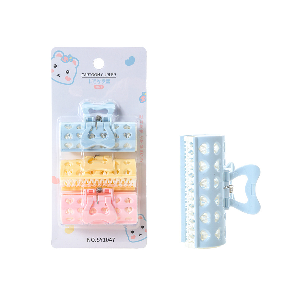 LMLTOP rizador de pelo de dibujos animados 3 Pack aire Bangs forma rizador de pelo rizador de amor SY1047