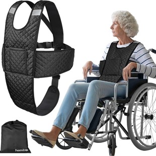 Adult non-slip and adjustable wheelchair accessories with pocket wheelchair safety belts for the elderly,