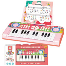 25键多功能音乐卡通电子琴315仿真乐器钢琴灯光儿童益智玩具批发