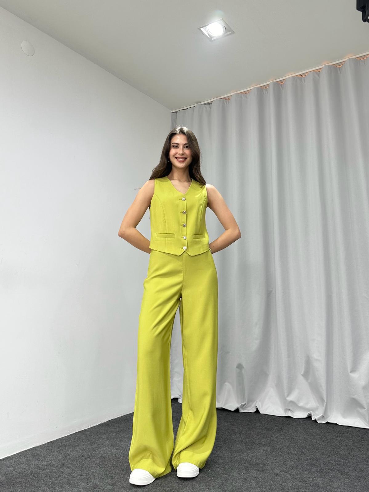 525g Weight Sleeveless Sleeve Length Spandex, Polyester Fabric Type Pant Co-ord Set Sets Type 2 Pieces Set Quantity Holiday, Daily Occasion V Neck Neckline Regular Fit Fit Type Solid Color Pattern Summer Season Women's Gender Pocket Design Elegant Style Holiday Daily Women's Elegant Solid Color Spandex Polyester Pocket Pant Co-ord Set Pants Sets 13