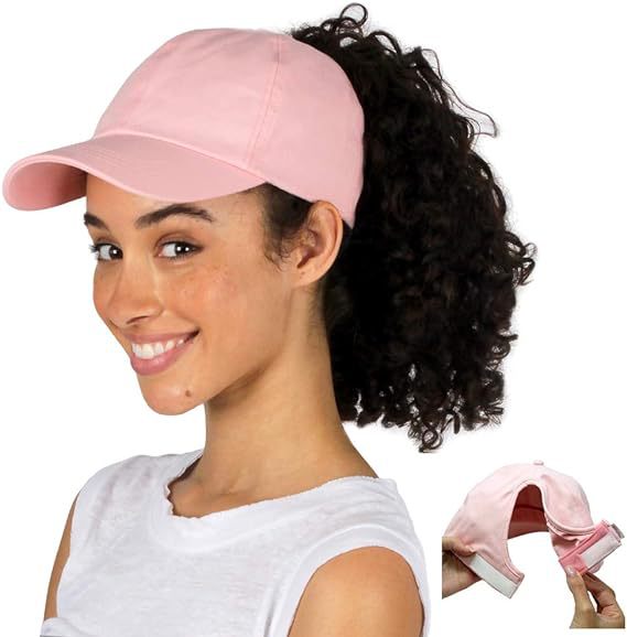 Herbst- und Winter-Baseballkappe, Ponytail-Kappe, mit doppellagiger Haarpflegekappe gefüttert, Sportkappe, mit Schnallenverschluss auf der Rückseite, für den Außenbereich – Detail 4