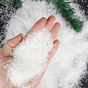 Simulated Artificial Snow, Fake Snow, Snow Powder, Dry Snow Powder, Snowflakes, Christmas Decoration, Snow Scene Materials, Decorative Tree Props