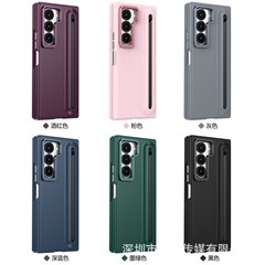 Samsung Fold7 携帯電話ケース Zfold 40% off スタッキングスクリーンシンプルなレンズホルダーペンスロットシェルフィルム統合保護に適しています