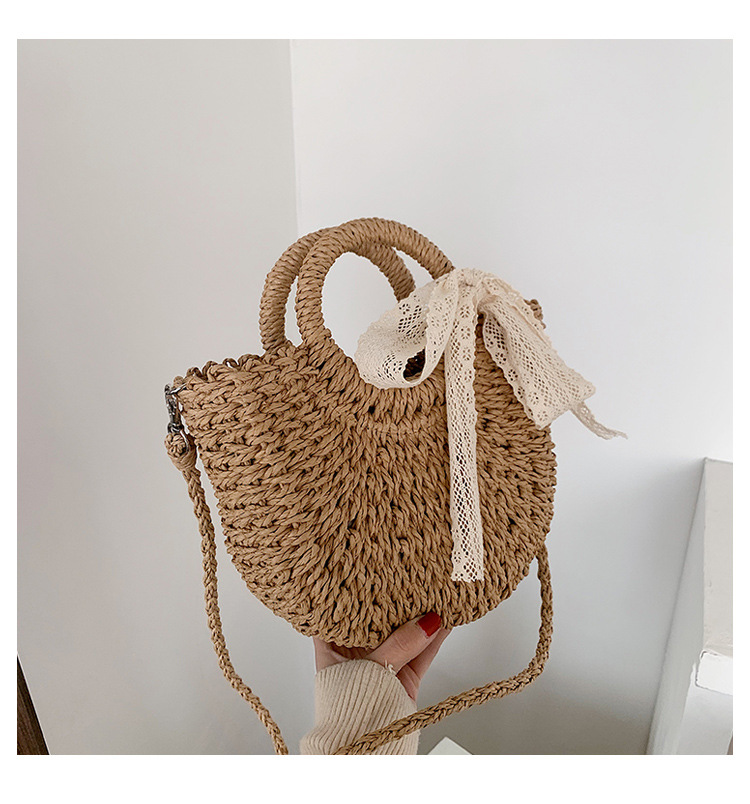 New Simple Fashion Woven Handbag display picture 3