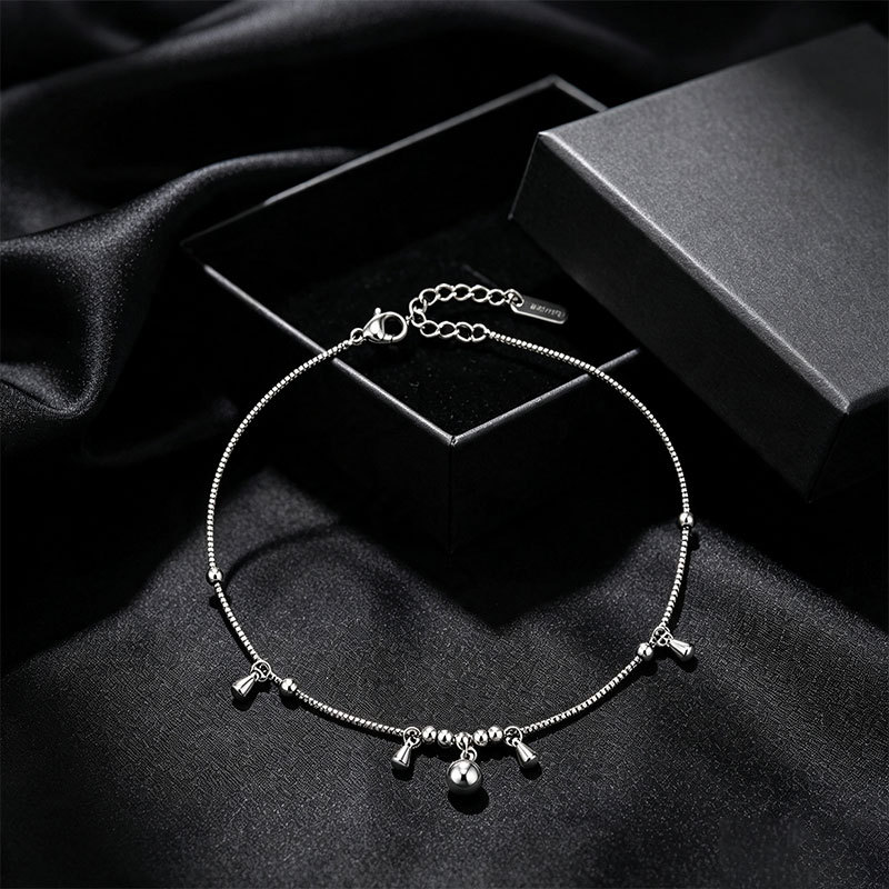 Pulsera con Borla Circular de Acero Inoxidable 304 con Diseño Geométrico para Mujeres