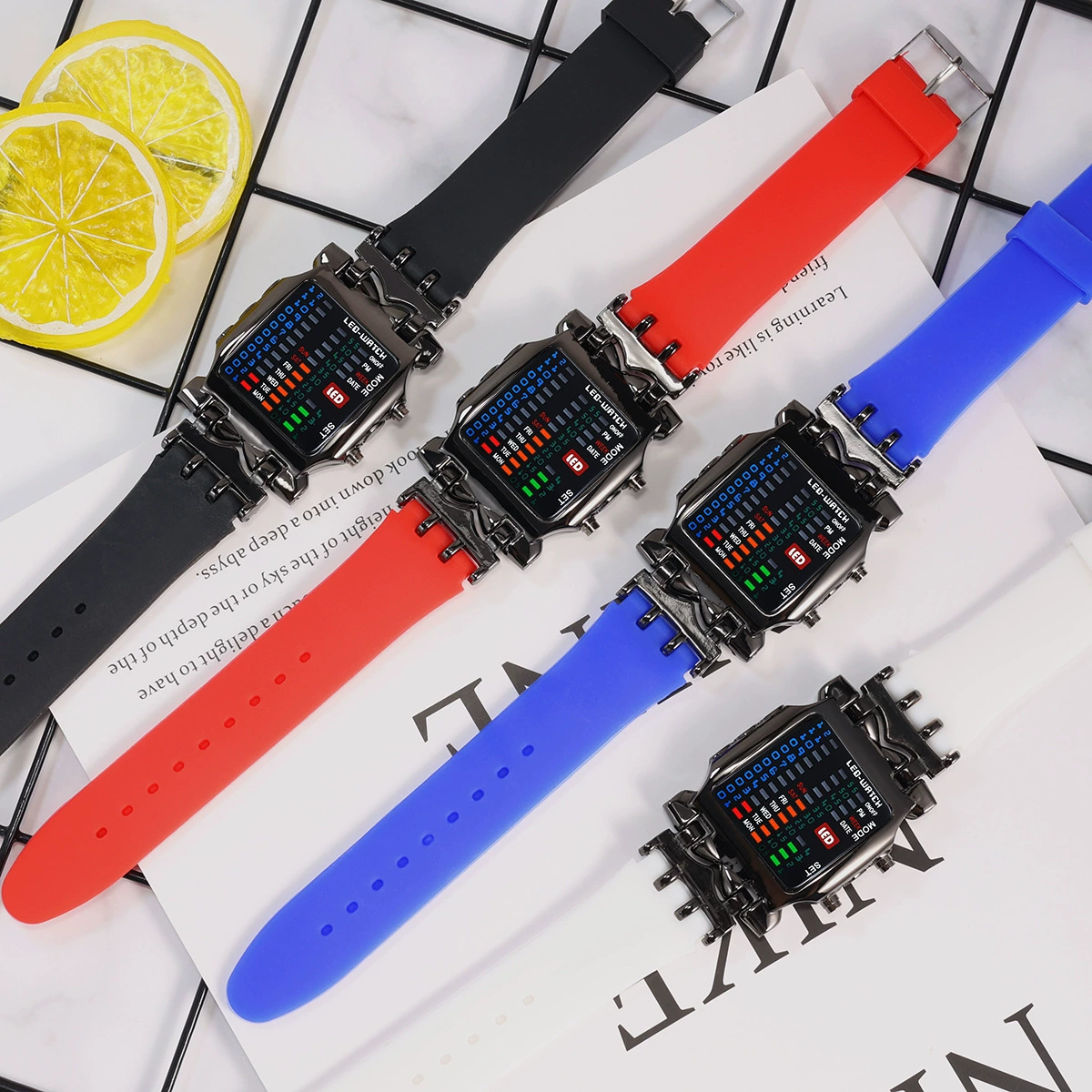 Creative fashionable trend electronic watch, (Physicals)