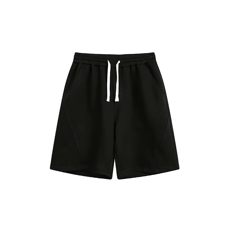 Gray Sports Shorts for Men, Summer Ribbed Design Basketball Shorts, Trendy Brand Loose Casual Five-Point Shorts Gray Sports Shorts for Men, Summer Ribbed Design Basketball Shorts, Trendy Brand Loose Casual Five-Point Shorts
