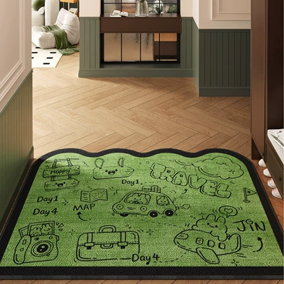 Avtomobil döşəmə paspasları — Entrance Foot Mat for Home - car-airplane-4060cm-loop-tpr-bottom