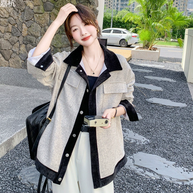 Осенняя куртка, стиль Chanel, для подростков, оптовая продажа