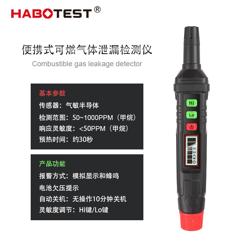 HT61 метан природного газа детектор утечки горючего газа детектор метана сигнализация утечки сжиженного газа