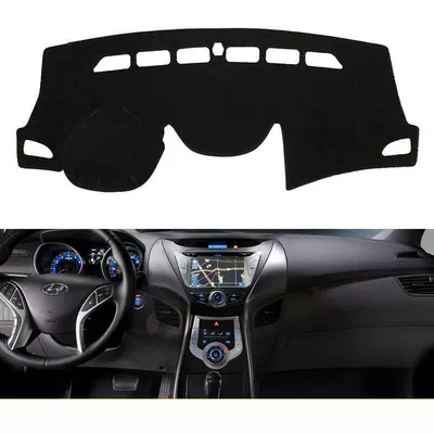 Hyundai Elantra MD AD üçün Mərkəzi Konsol Panel Örtüyü, İşıq Keçirməyən Mat