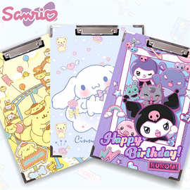 三丽鸥动漫二次元明星文件夹板A4书写板夹垫板学生资料试卷夹
