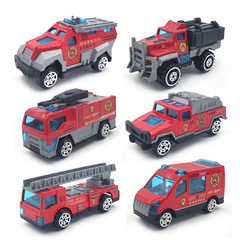 Alloy car model, children's toy catcher, best-selling, alloy fire truck model, cross-border best-selling