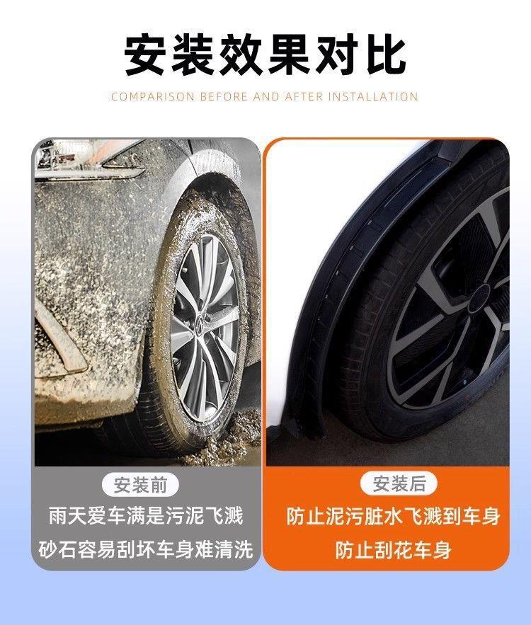 Suitable for BYD Fangchengbao 7 rear door inner fender liner, car modification accessories, parts, and accessories for BYD