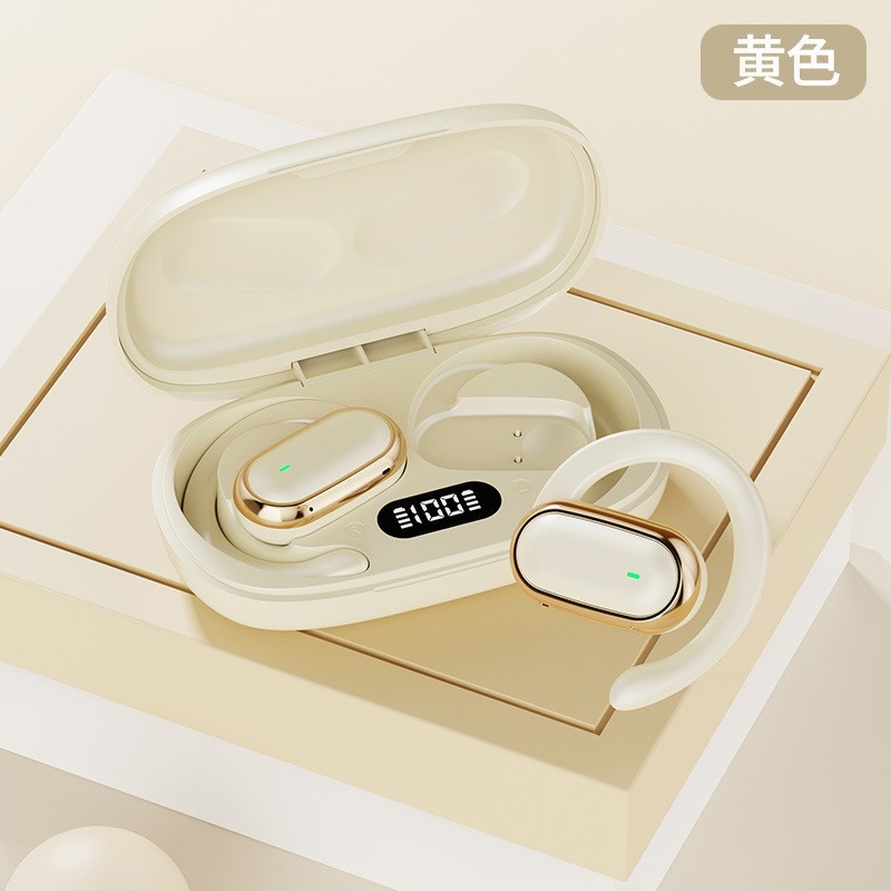 X55隐形睡眠耳机骨传导迷你超小降噪数显超长续航马卡龙蓝牙批发|undefined