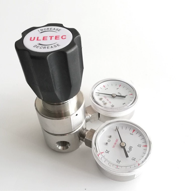 Напорный манометр клапана ULETEC 0-25Mpa 0-2.5Mpa диапазон 316L радиальный 1/4