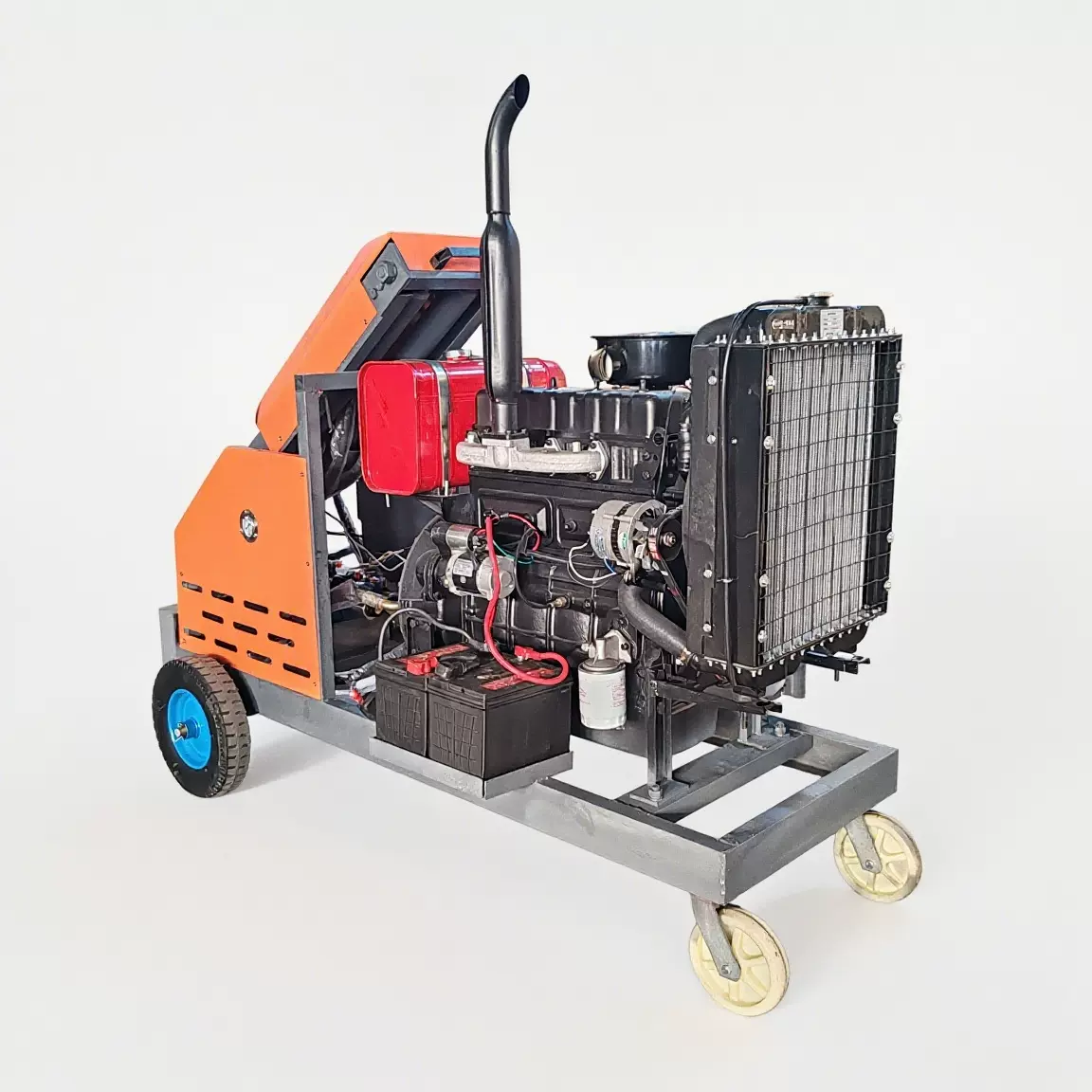 定制高品质耐用微型柴油混凝土输送泵机械新型建筑砂浆混凝土泵