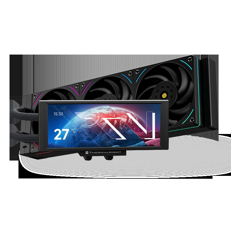 利民 TROFEO VISION 360 computer CPU water cooling radiator magnetic chassis secondary screen