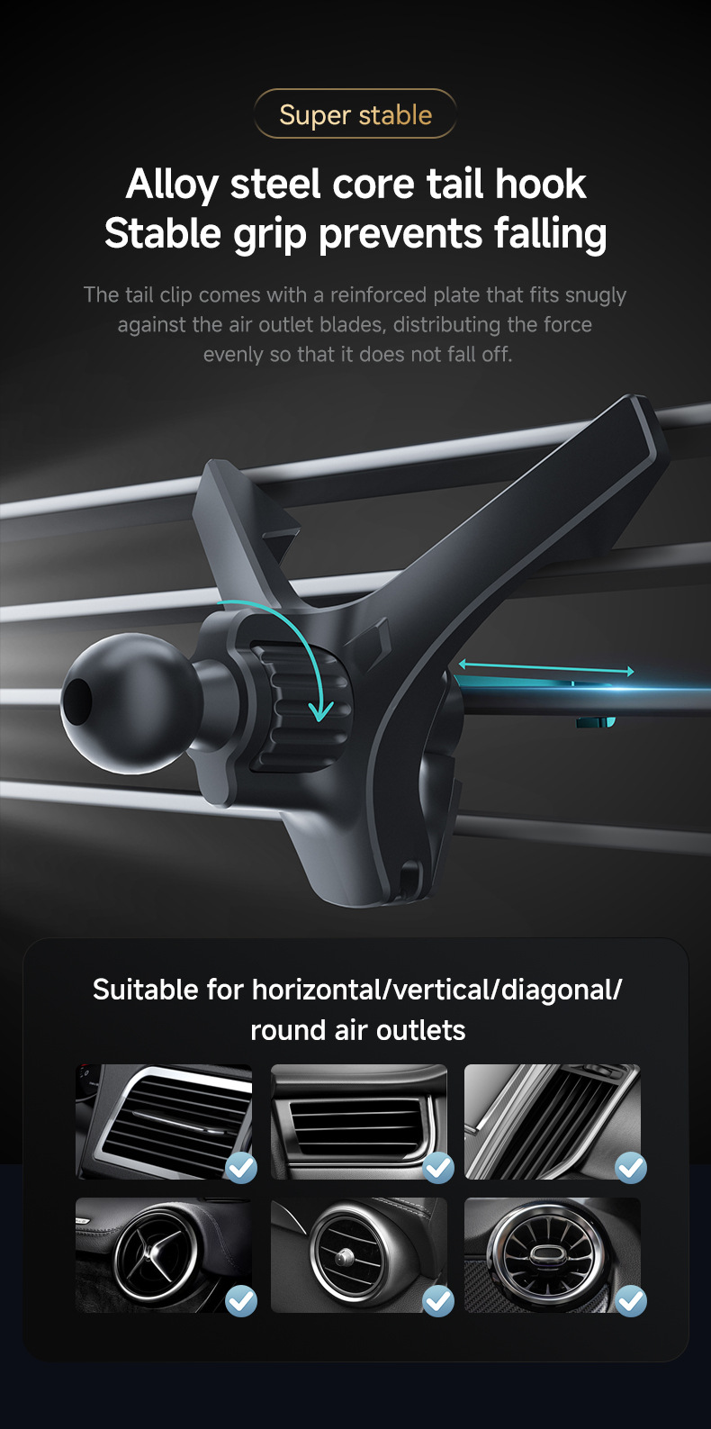 Car Mount Wireless Charger Suitable for Huawei and Samsung Phones with Foldable Screens, Dedicated Rotating Navigation Magnetic Mount