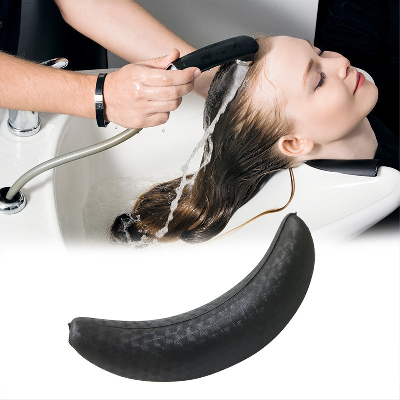 Hair Salon Shampoo Bed Pillow Mat U-Shampoo Neck Pillow Non-Slip Silicone Shampoo Mat Shampoo Basin Accessories Tools
