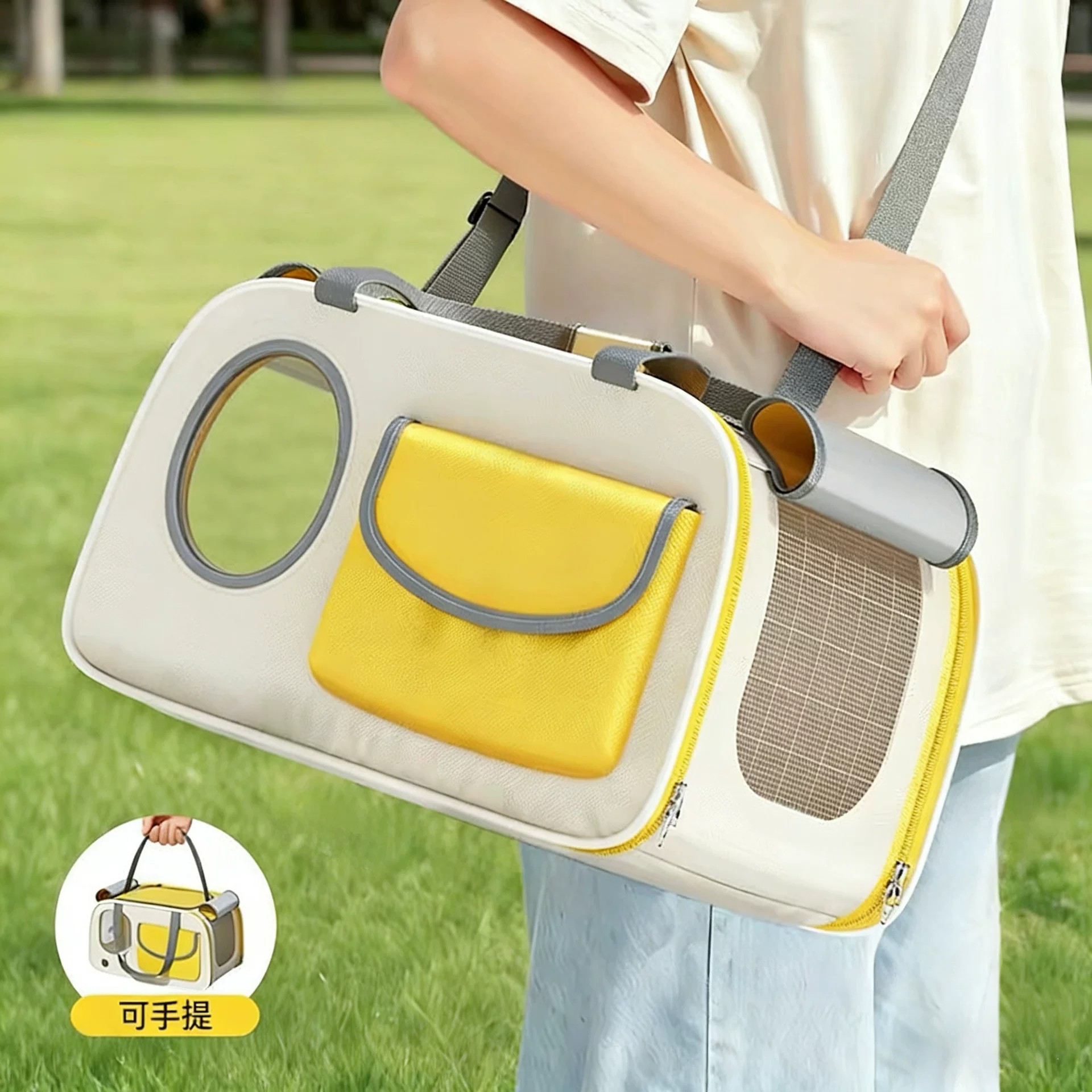 Portable Cat Backpack Carrier For Outdoor Breathable Travel Bag_voghion.com