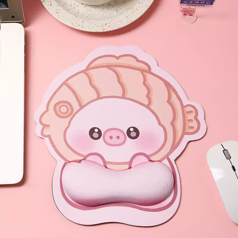 Nuevo ins lindo cartón de dibujos animados oso muñeca almohadilla de ratón para hombres y mujeres de oficina almohadilla de ratón para computadora soporte de teclado suave