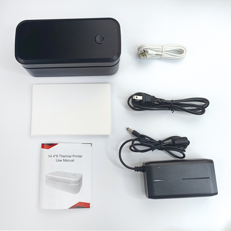 X4 4インチ Bluetooth インクレスサーマルラベルプリンター (4x6) ラベルマシン|undefined